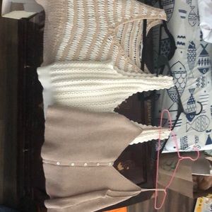 intermix sweater tank top